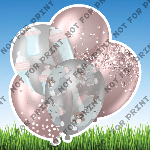 ACME Yard Cards Medium Baby Shower Balloon Bundles #068