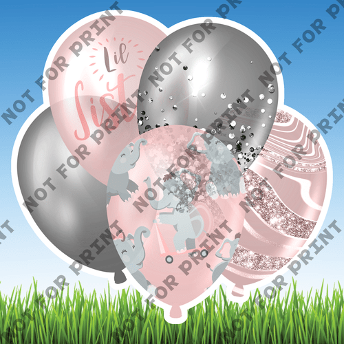 ACME Yard Cards Medium Baby Shower Balloon Bundles #070