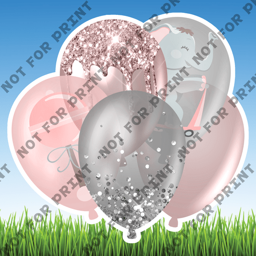 ACME Yard Cards Medium Baby Shower Balloon Bundles #071