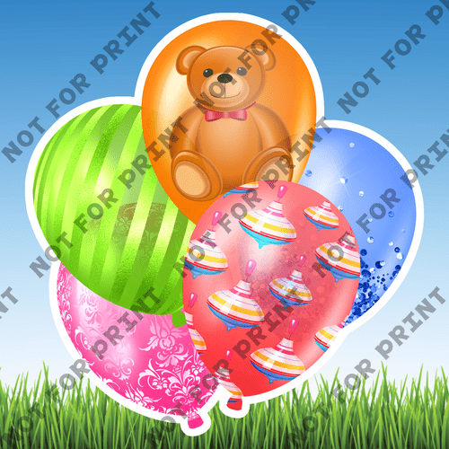 ACME Yard Cards Medium Baby Shower Balloon Bundles #073