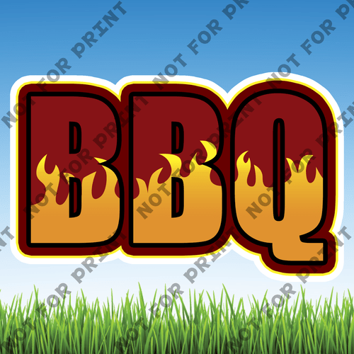 ACME Yard Cards Medium Barbecue Grilling #001