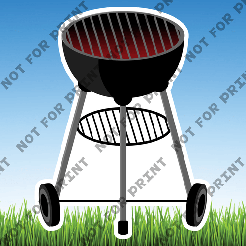 ACME Yard Cards Medium Barbecue Grilling #010