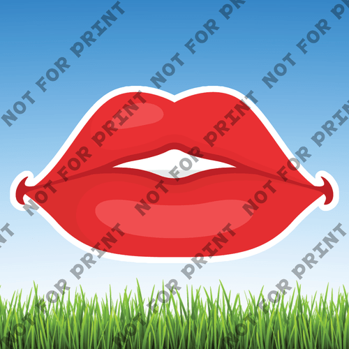 ACME Yard Cards Medium Beautiful Lips #017