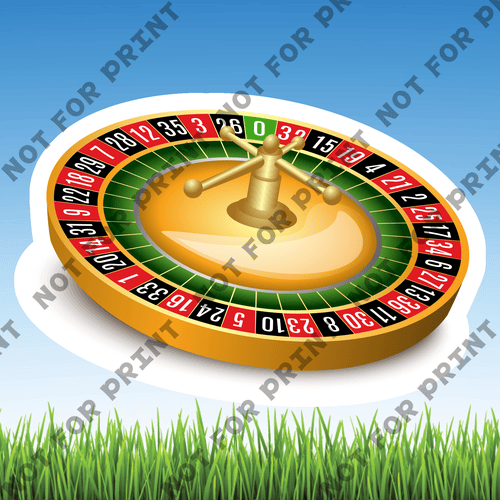 ACME Yard Cards Medium Casino Night/Poker #003