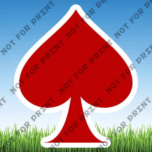 ACME Yard Cards Medium Casino Night/Poker #036