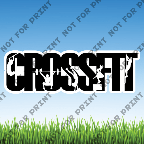 ACME Yard Cards Medium Crossfit Word Flair #007