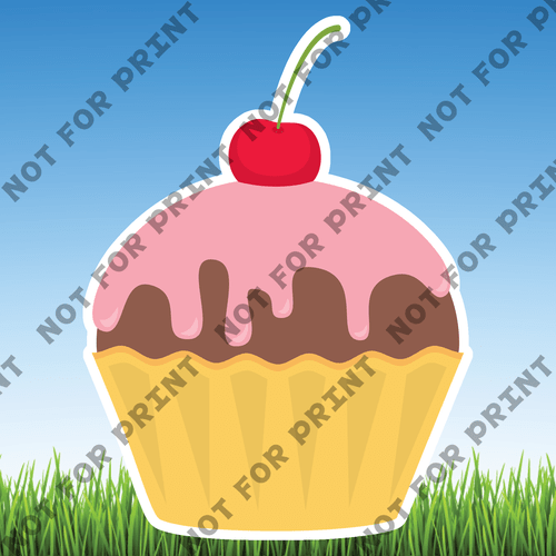 ACME Yard Cards Medium Cupcakes #002