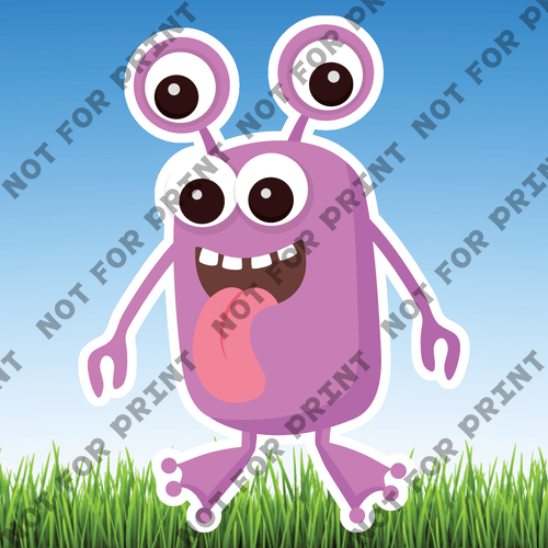 ACME Yard Cards Medium Cute Monsters #005