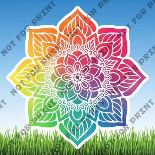 ACME Yard Cards Medium Diwali Mandala  #005