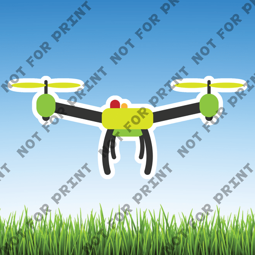 ACME Yard Cards Medium Drones #003