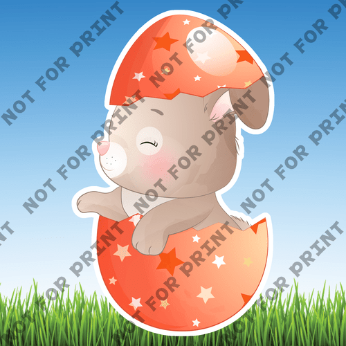 ACME Yard Cards Medium Easter Bunnies #003