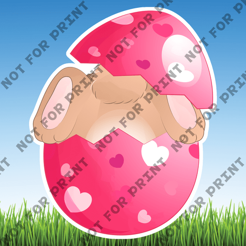ACME Yard Cards Medium Easter Bunnies #004