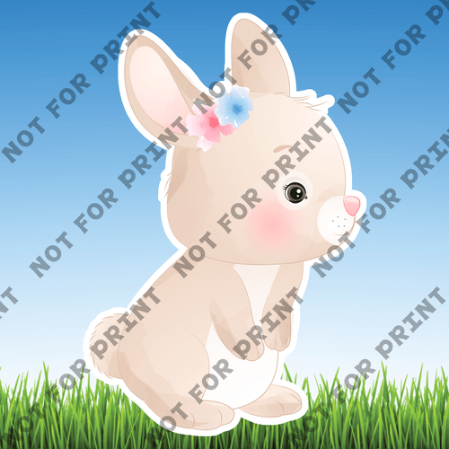 ACME Yard Cards Medium Easter Bunnies #008