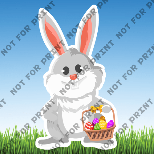ACME Yard Cards Medium Easter Bunny #002