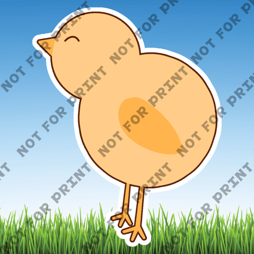 ACME Yard Cards Medium Easter Chicks #007