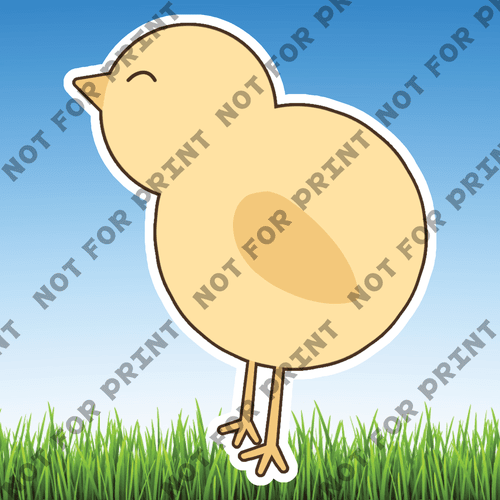 ACME Yard Cards Medium Easter Chicks #017