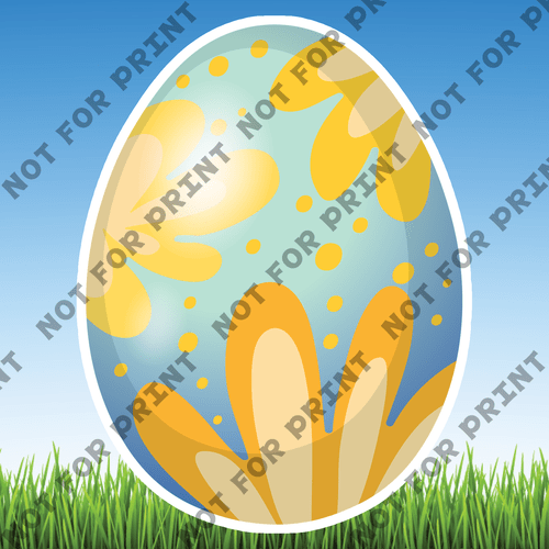 ACME Yard Cards Medium Easter Eggs #064