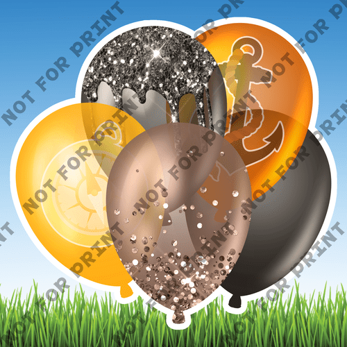 ACME Yard Cards Medium Fantasy Balloon Bundles #026