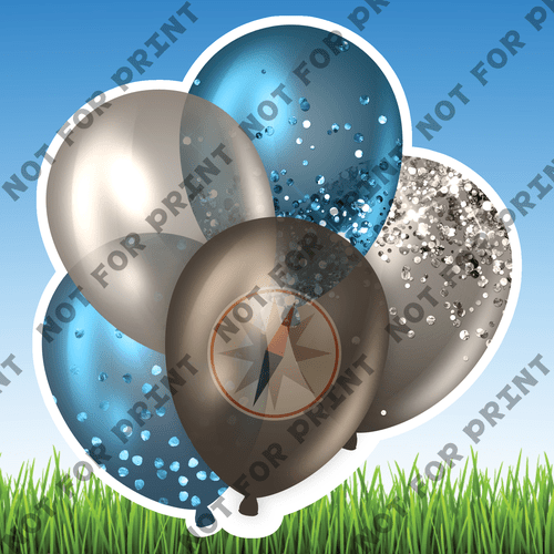 ACME Yard Cards Medium Fantasy Balloon Bundles #039