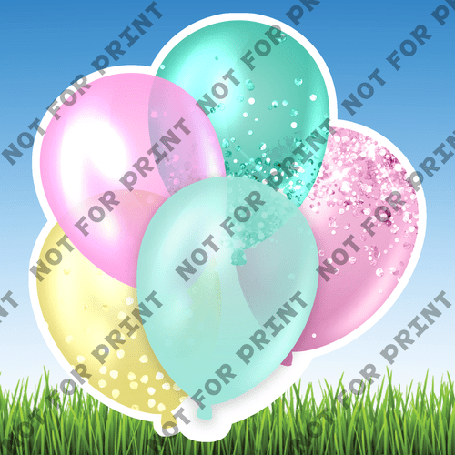 ACME Yard Cards Medium Fantasy Balloon Bundles #052