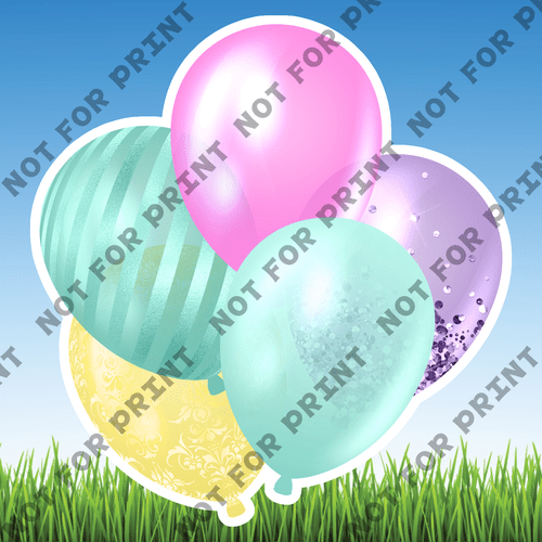 ACME Yard Cards Medium Fantasy Balloon Bundles #053
