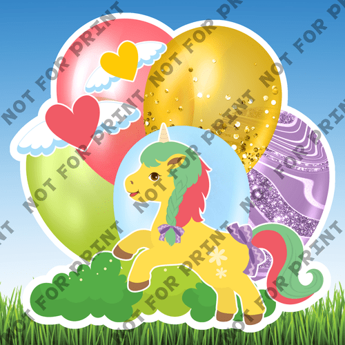 ACME Yard Cards Medium Fantasy Balloon Bundles #057