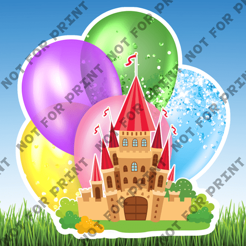 ACME Yard Cards Medium Fantasy Balloon Bundles #059