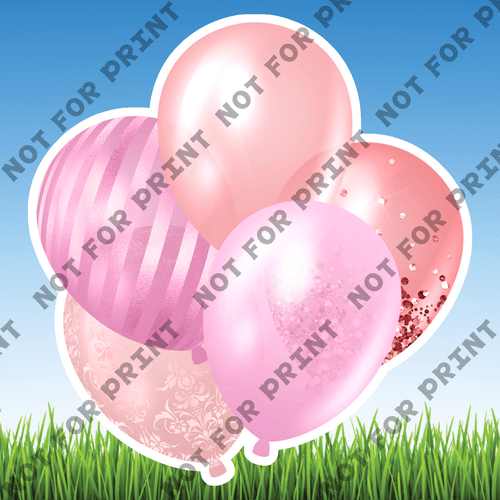 ACME Yard Cards Medium Fantasy Balloon Bundles #067