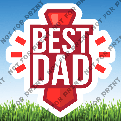 ACME Yard Cards Medium Father's Day Word Flair #003