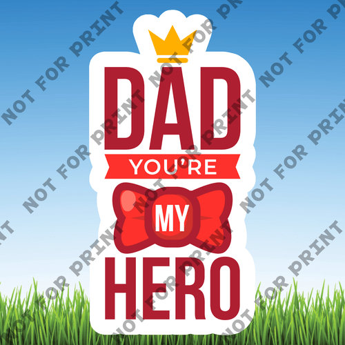 ACME Yard Cards Medium Father's Day Word Flair #006