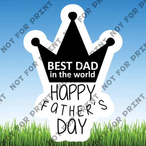 ACME Yard Cards Medium Father's Day Word Flair #011