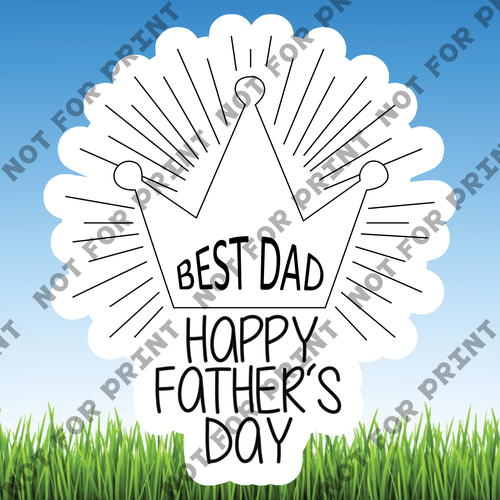 ACME Yard Cards Medium Father's Day Word Flair #012
