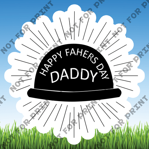 ACME Yard Cards Medium Father's Day Word Flair #013