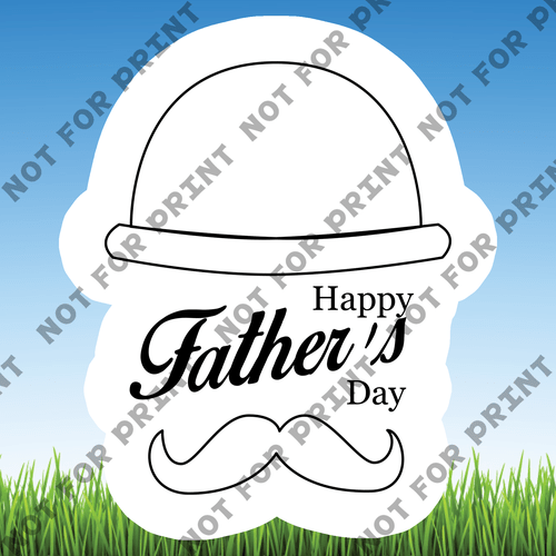 ACME Yard Cards Medium Father's Day Word Flair #014