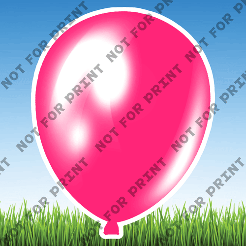 ACME Yard Cards Medium Flower Balloons #000