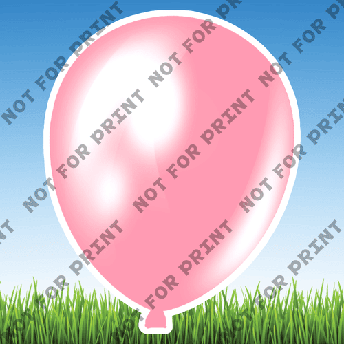 ACME Yard Cards Medium Flower Balloons #005