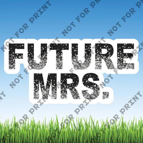 ACME Yard Cards Medium Future Mrs. #006