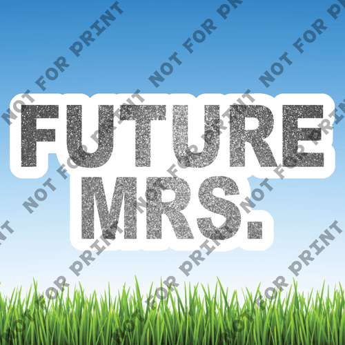 ACME Yard Cards Medium Future Mrs. #007