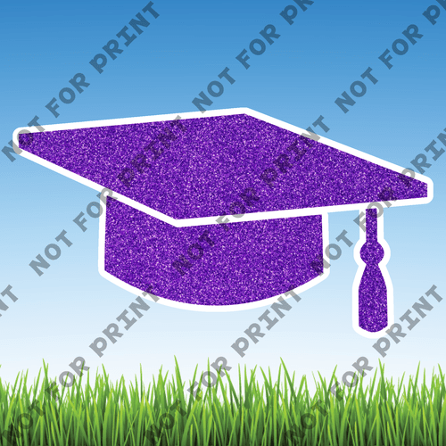 ACME Yard Cards Medium Graduation Caps, Gowns & Diplomas #001