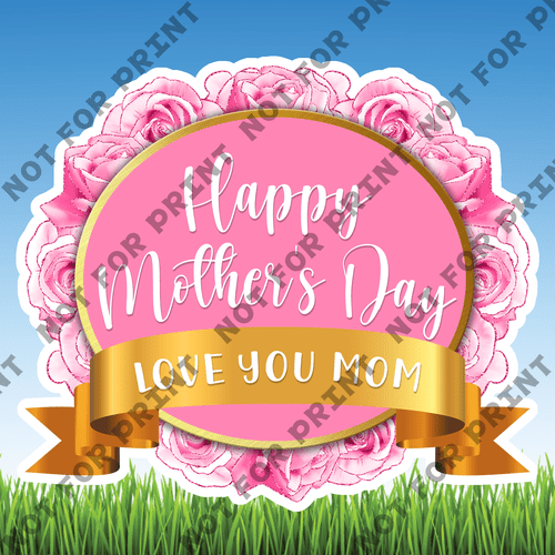 ACME Yard Cards Medium Happy Mother's Day Florals #009