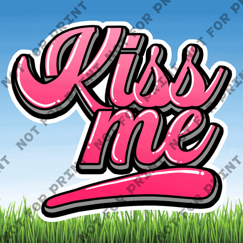 ACME Yard Cards Medium Happy Valentines Kiss Me #001