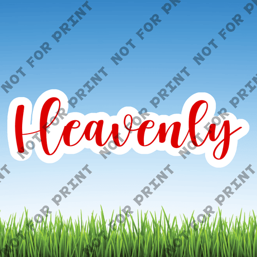 ACME Yard Cards Medium Heavenly Word Flair #004