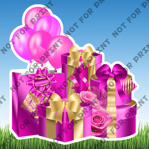 ACME Yard Cards Medium Hot Pink Gift #024