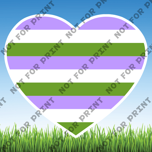 ACME Yard Cards Medium LGBTQ Hearts #010