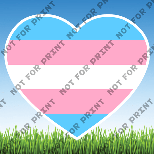 ACME Yard Cards Medium LGBTQ Hearts #017