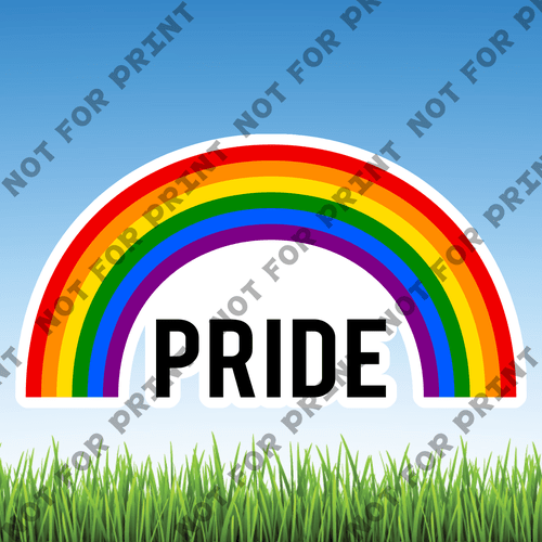 ACME Yard Cards Medium LGBTQ Word Flair #001