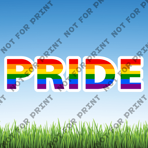 ACME Yard Cards Medium LGBTQ Word Flair #005