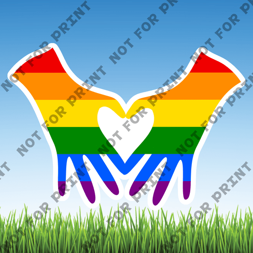 ACME Yard Cards Medium LGBTQ Word Flair #009