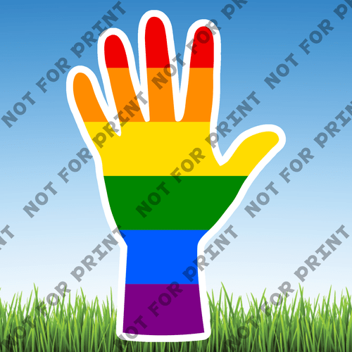 ACME Yard Cards Medium LGBTQ Word Flair #010