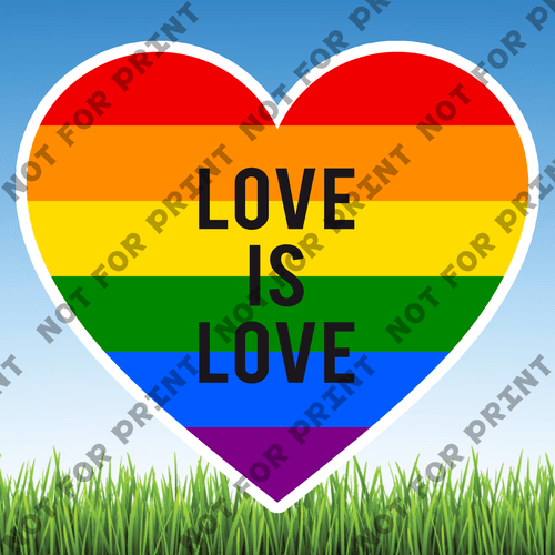 ACME Yard Cards Medium LGBTQ Word Flair #038